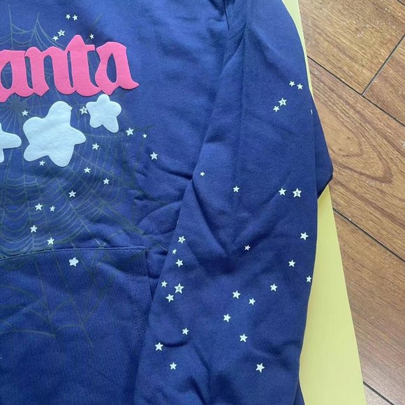 Sp5der Hoodie Navy Atlanta - Picture 6 of 12